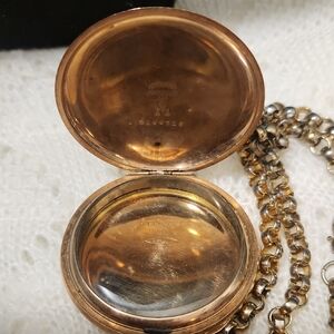 Keystone Vintage Gold Tone  Pocket Watch Case